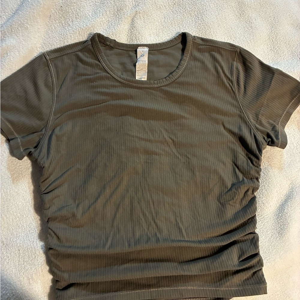 lululemon athletica Ribbed Short Sleeve Top